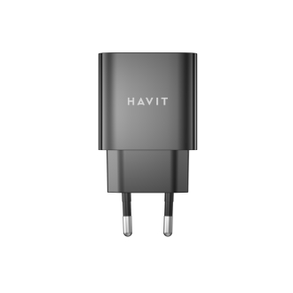 Зарядний пристрій HAVIT UC111 PRO 20W USB-A+USB-C Black
