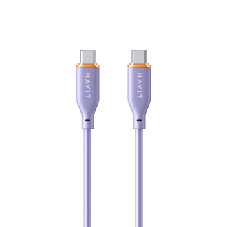 Кабель Type-C to Type-C HAVIT HV-CB603 PD60W 3A 1.2м (гіпереластичний)