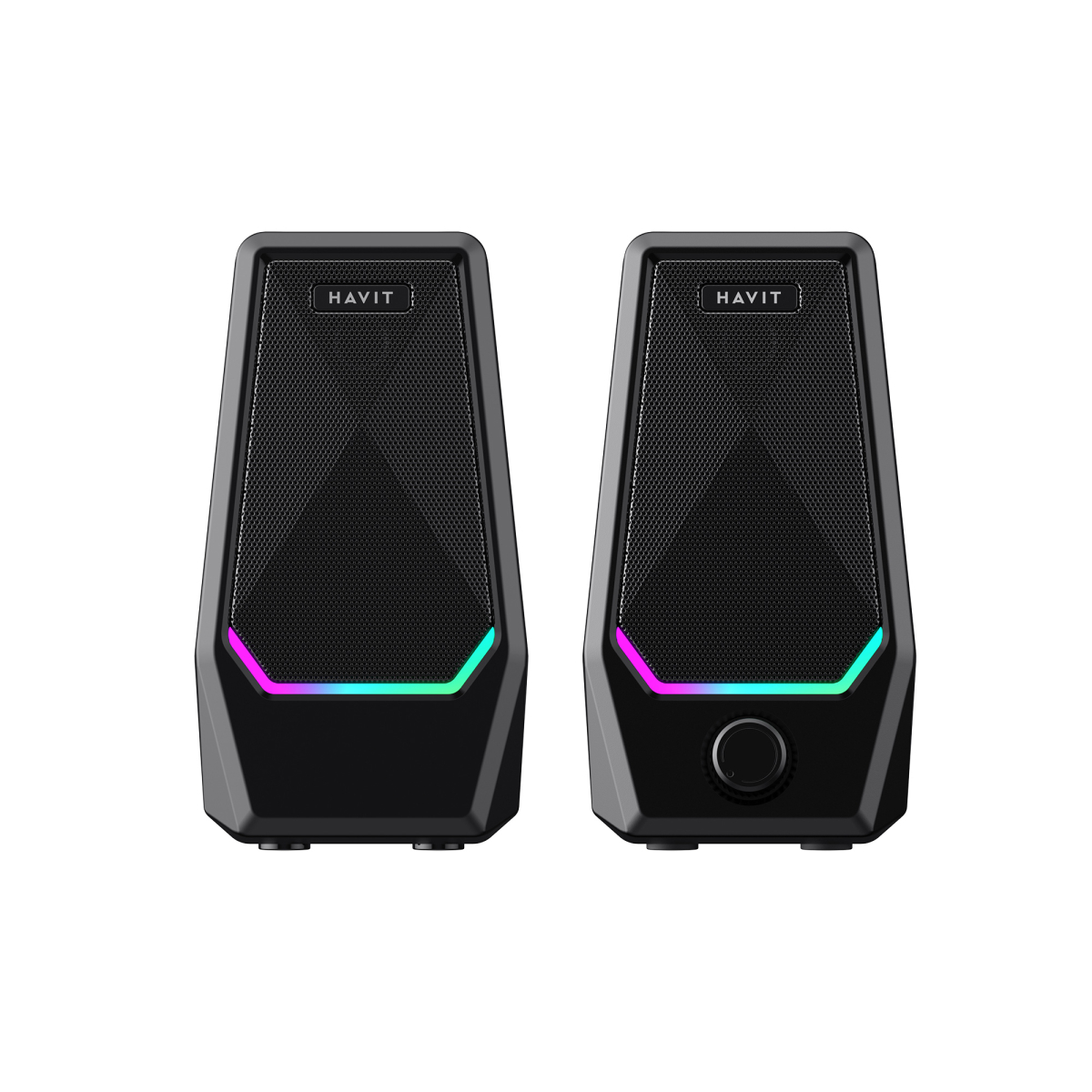 Стерео колонки HAVIT SK768 USB 10W RGB Black