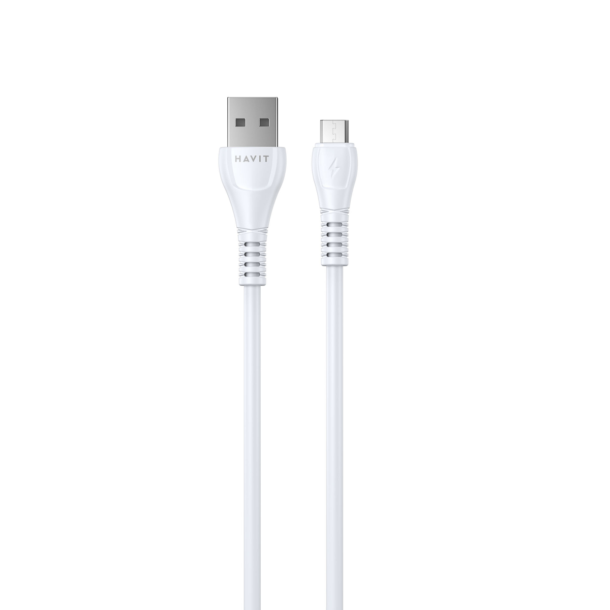 Кабель USB - Micro USB HAVIT HV-CB640C 2.1A 1.8м White