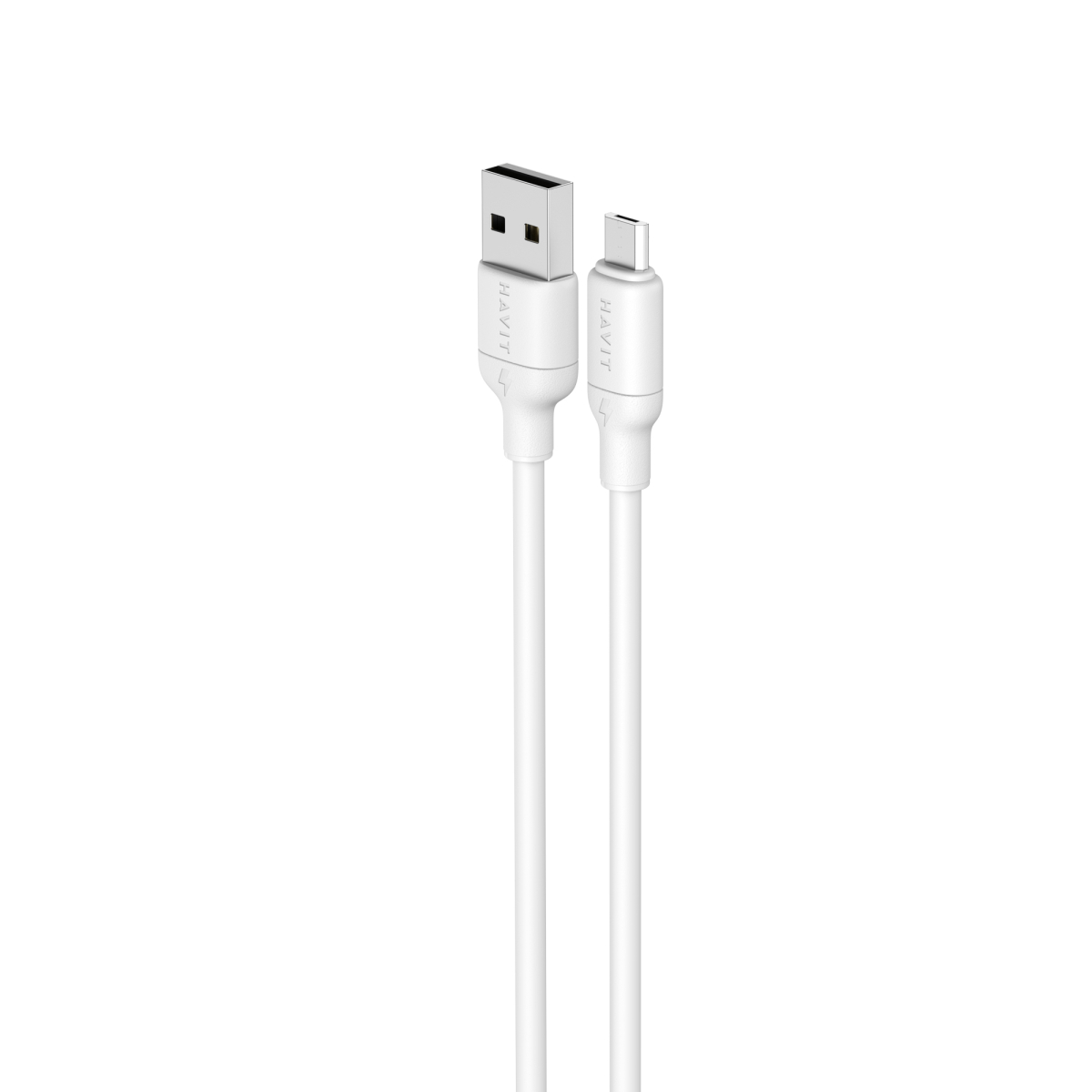 Кабель USB - Micro USB HAVIT CB678 3A 1м White (силіконовий)