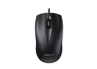 Дротова миша HAVIT HV-MS871 USB Black (1200 DPI, 3 кл)