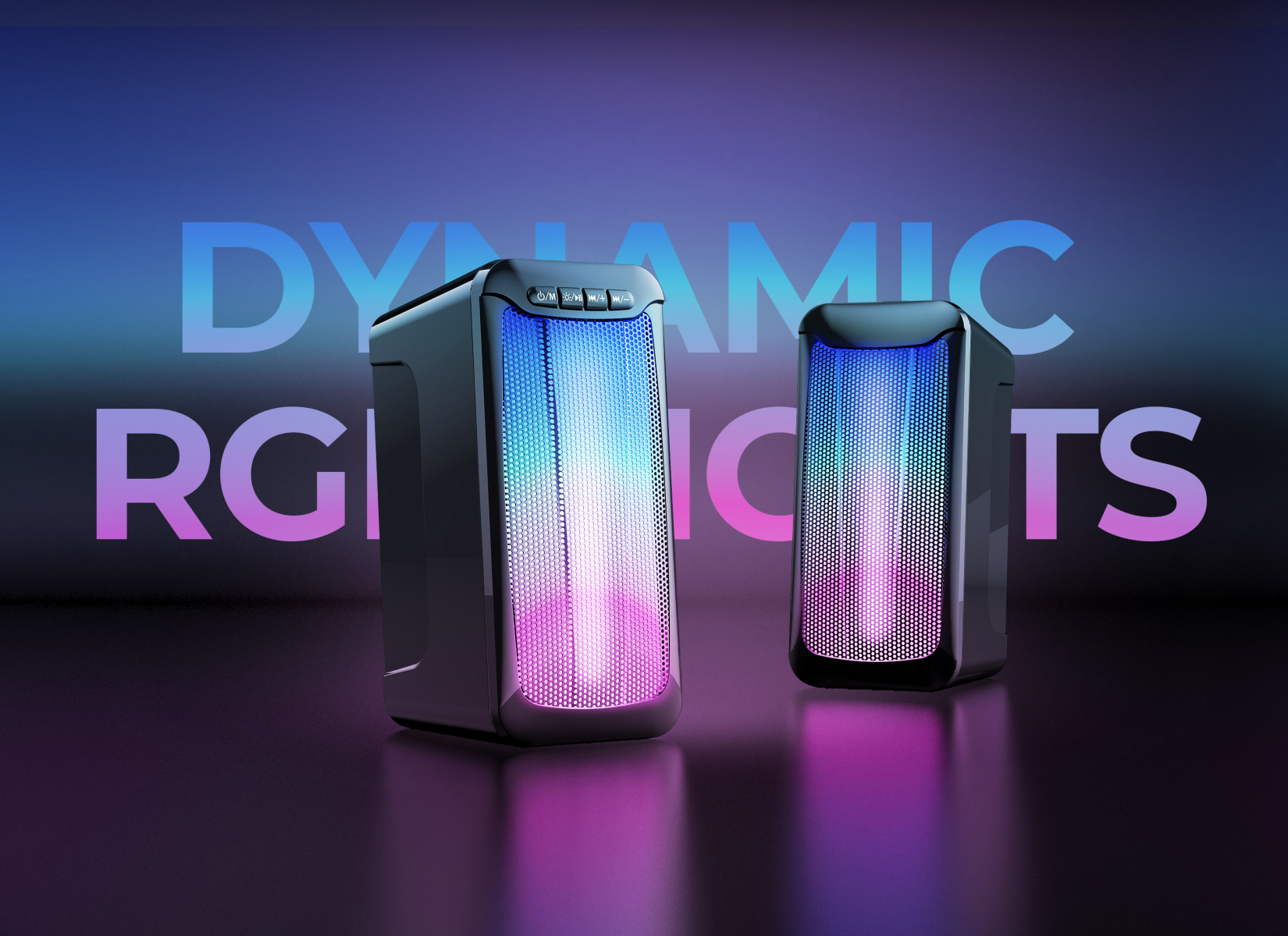 Акустична система 2.0 HAVIT HV-SK755BT USB 10W RGB Black