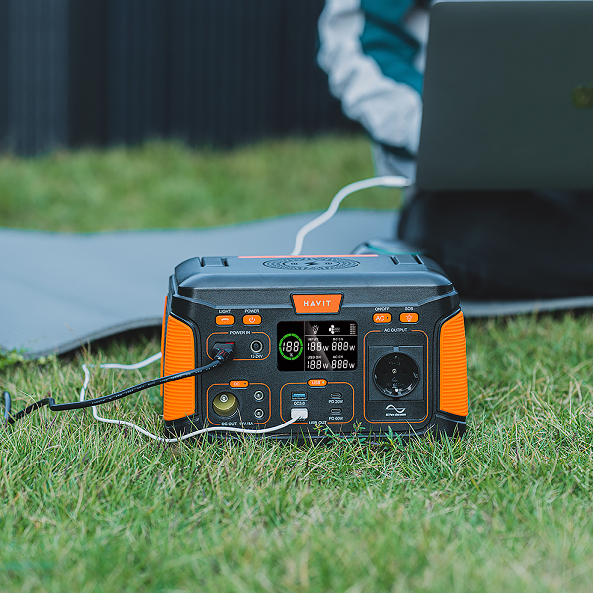 Портативна зарядна станція HAVIT J300 83200mAh 300W