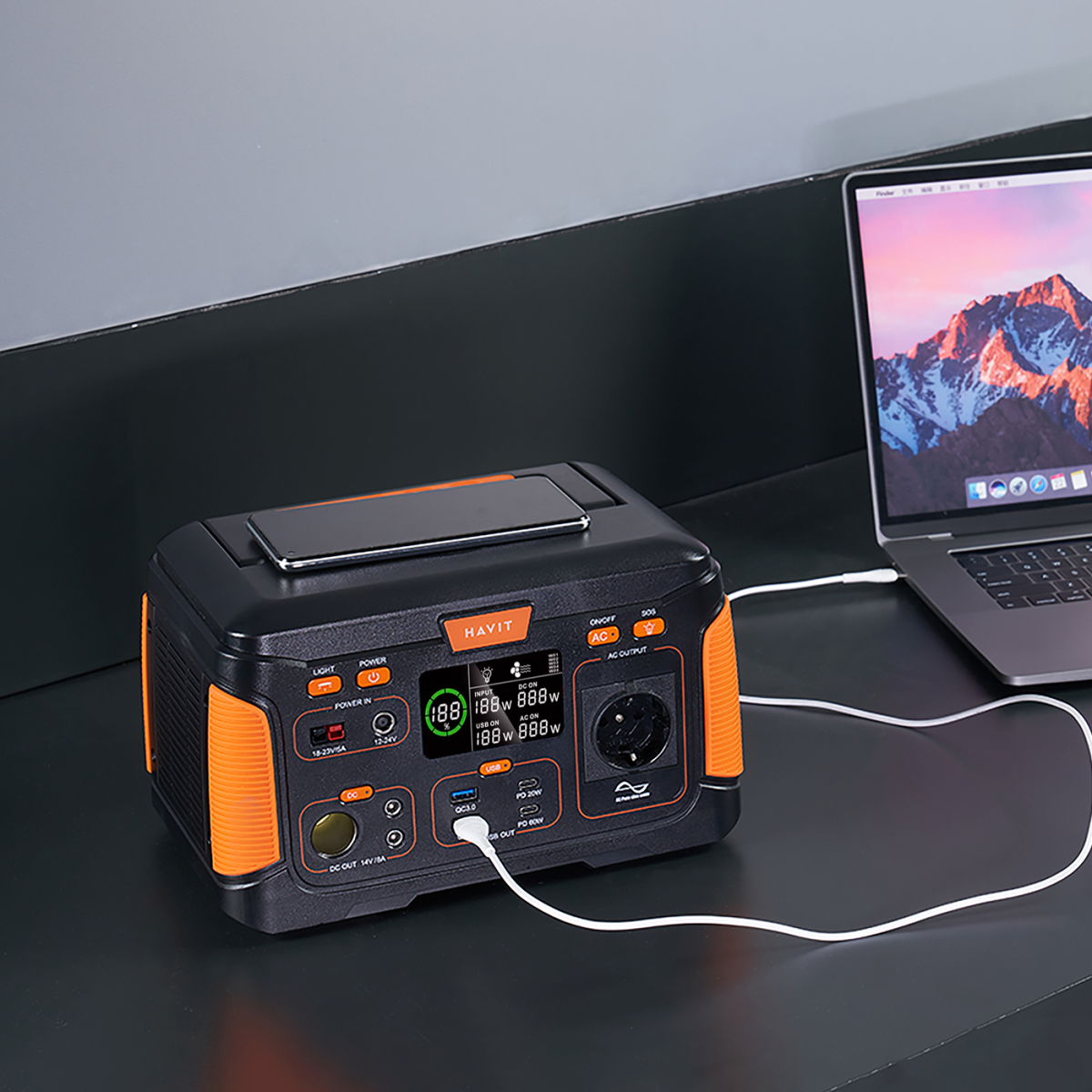 Портативна зарядна станція HAVIT J300 83200mAh 300W