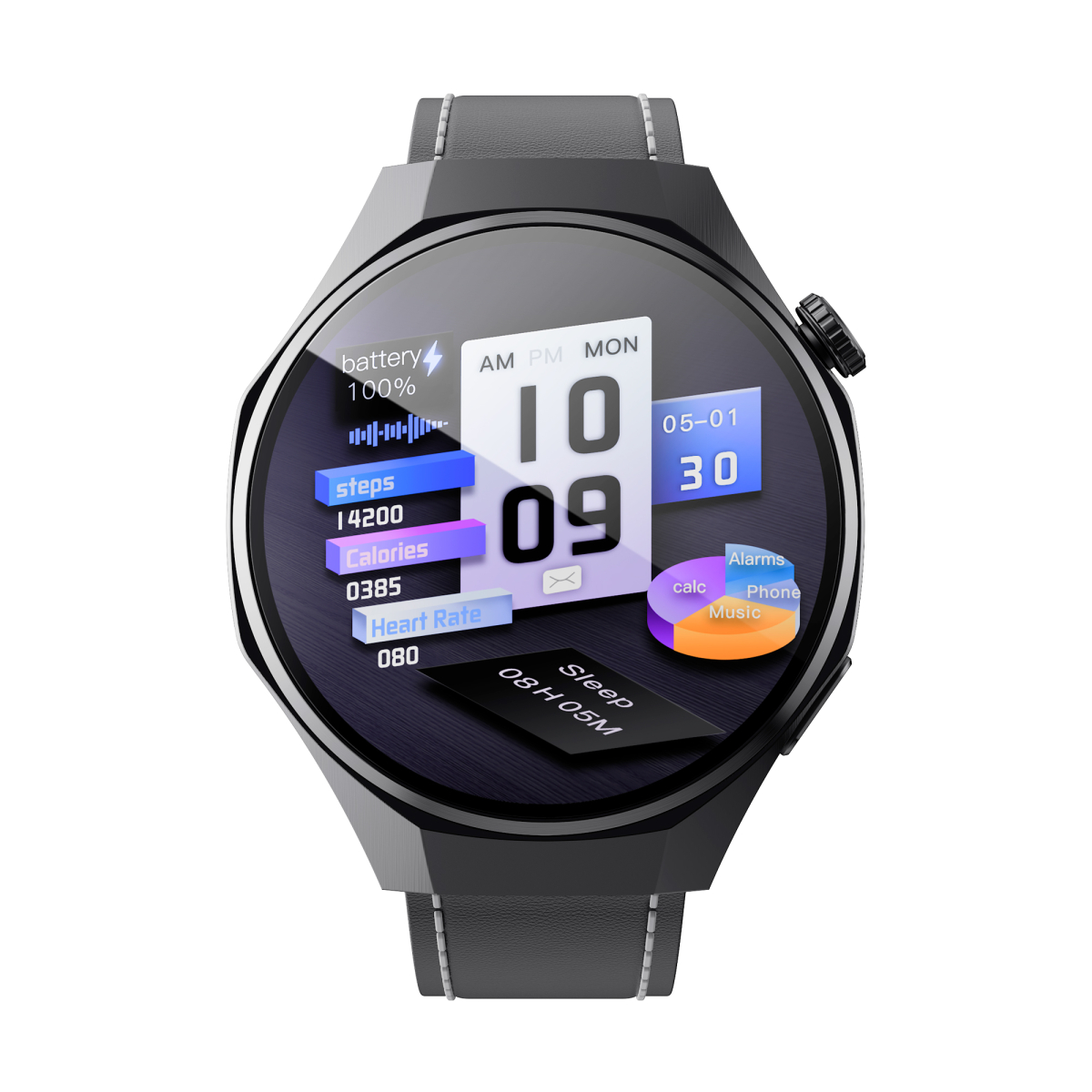 Cмарт годинник HAVIT M9064 IP68 Bluetooth Call Black