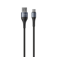 Кабель USB - USB-C HAVIT HV-CB651C 2.1A 1м Black