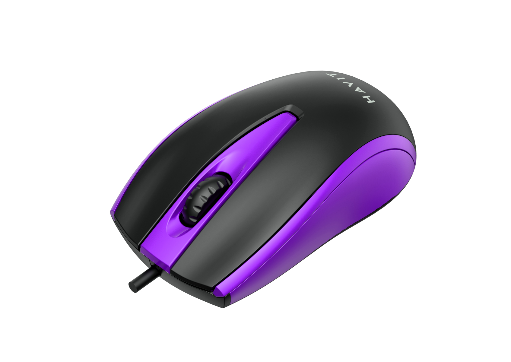 Дротова миша HAVIT HV-MS871 USB Purple (1200 DPI, 3 кл)