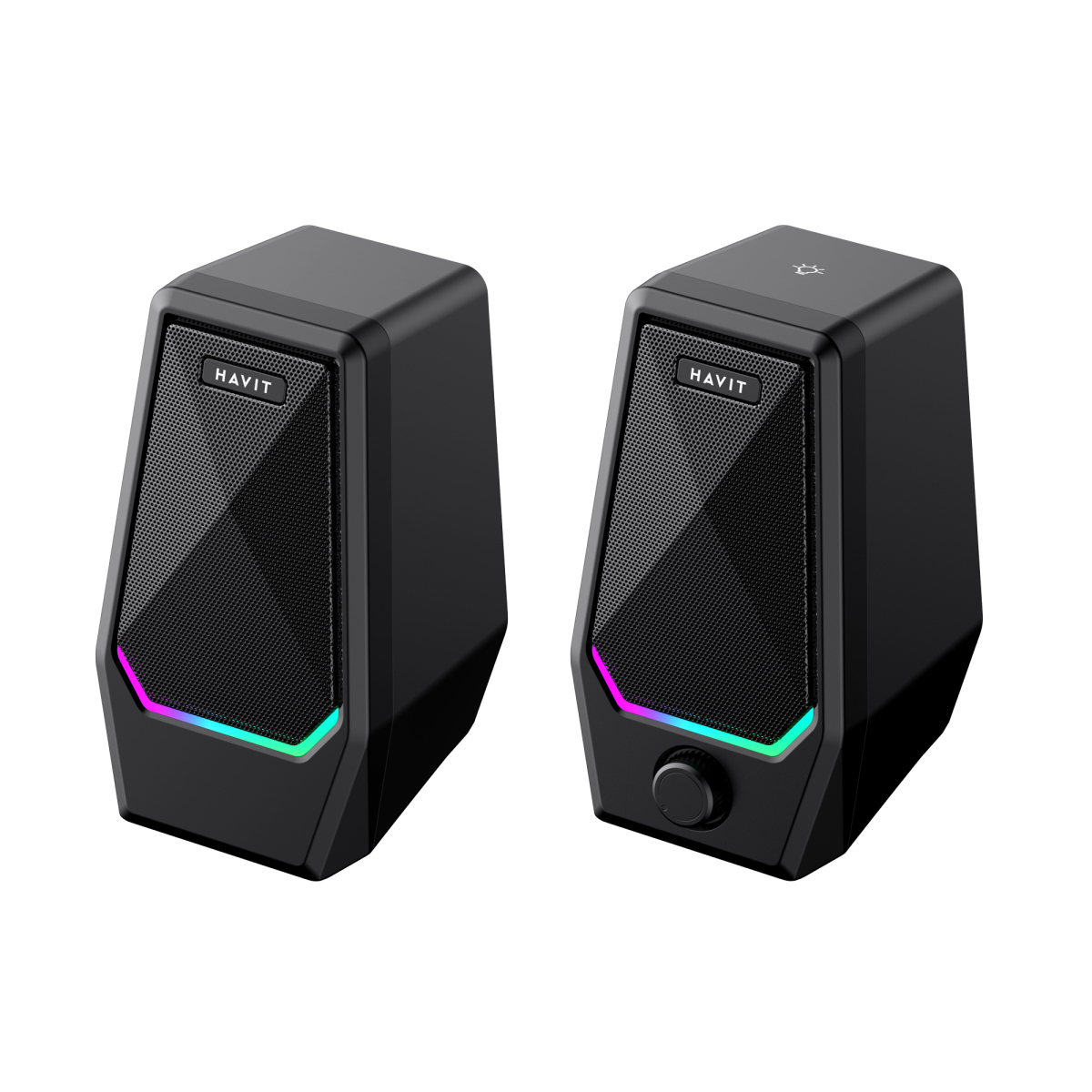 Стерео колонки HAVIT SK768 USB 10W RGB Black