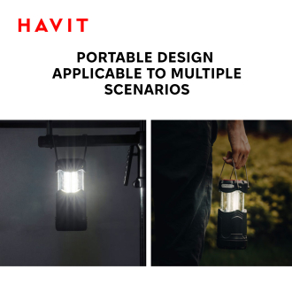 Багатофункціональний ліхтар для кемпінгу HAVIT HV-S006 3W 300Lm