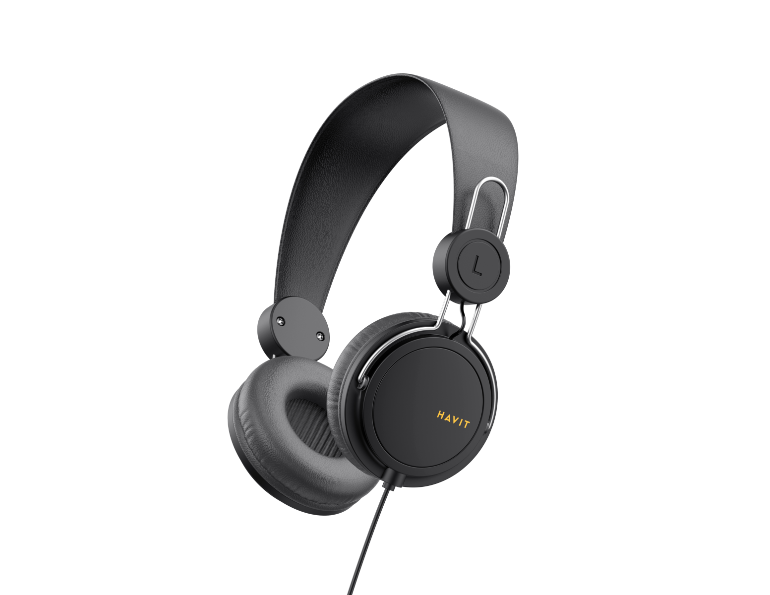 Навушники дротові накладні HAVIT HV-H2198D Black з мікрофоном