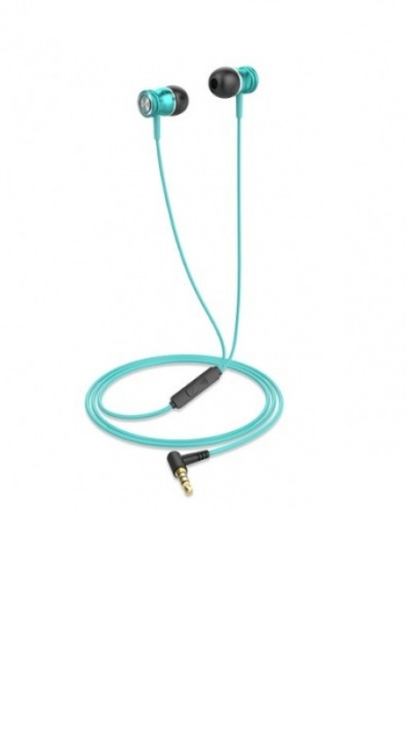 Вакуумні навушники з мікрофоном HAVIT HV-E303P Blue