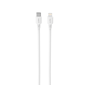 Кабель USB-C - Lightning HAVIT CBX311 PD30W 3A 2м White