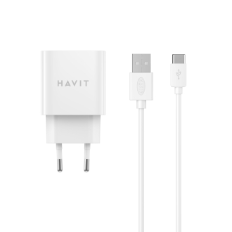Зарядний пристрій HAVIT HV-ST113 USB з кабелем Type-C