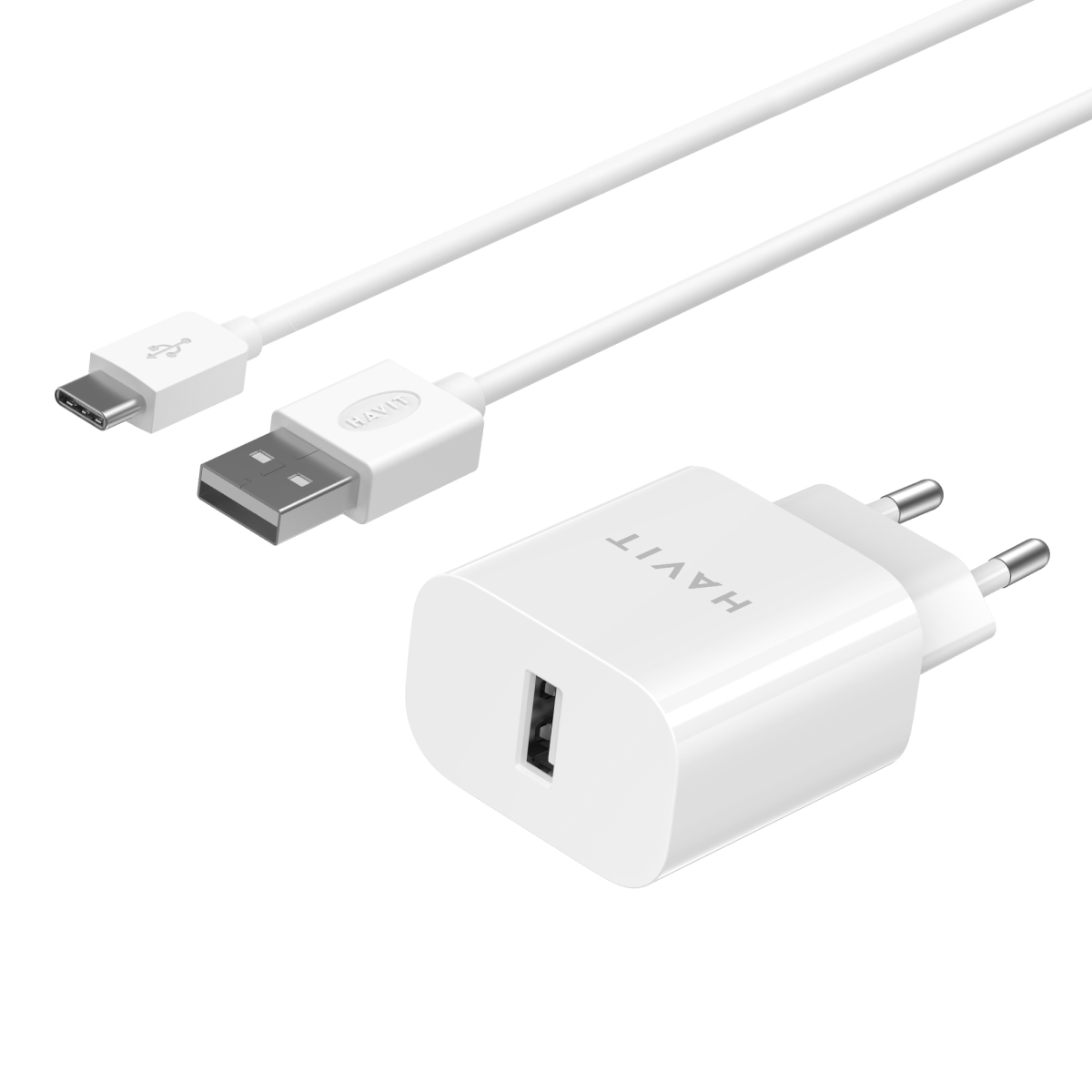 Зарядний пристрій HAVIT HV-ST113 USB з кабелем Type-C