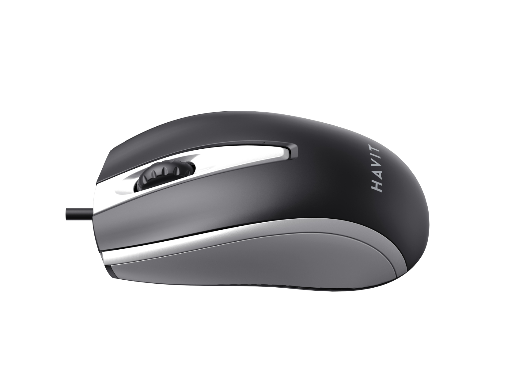 Дротова миша HAVIT HV-MS871 USB Gray (1200 DPI, 3 кл)