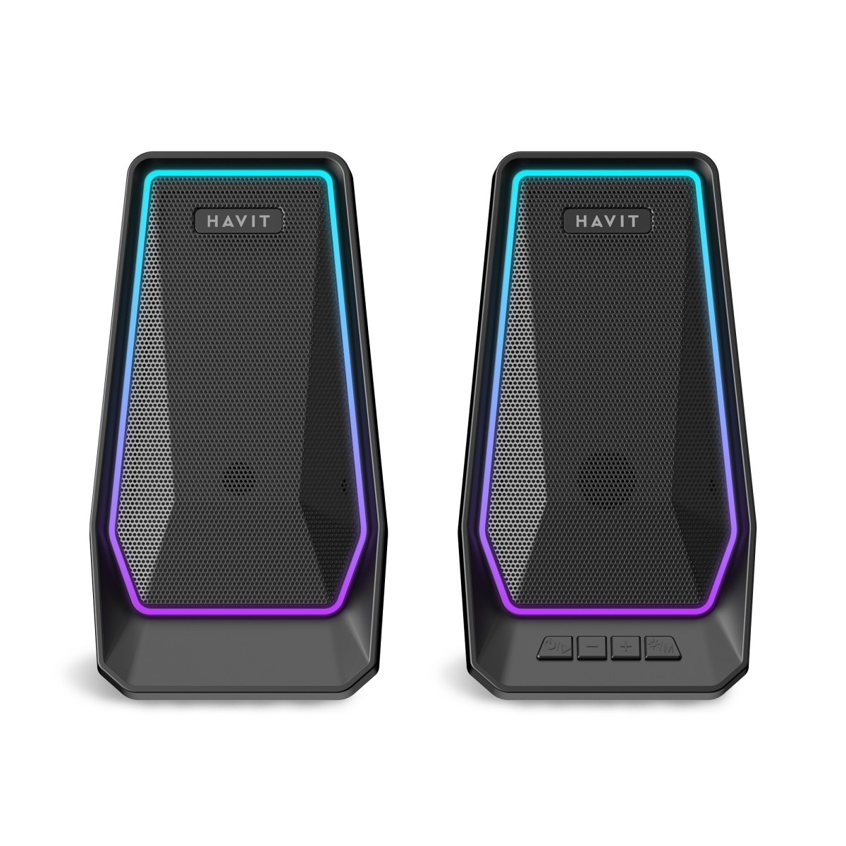 Стерео колонки HAVIT SK769BT USB 10W RGB Black