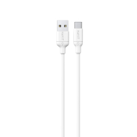 Кабель USB - USB-C HAVIT CB674 3A 1м White (силіконовий)