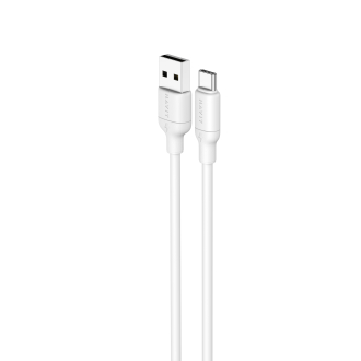 Кабель USB - USB-C HAVIT CB674 3A 1м White (силіконовий)