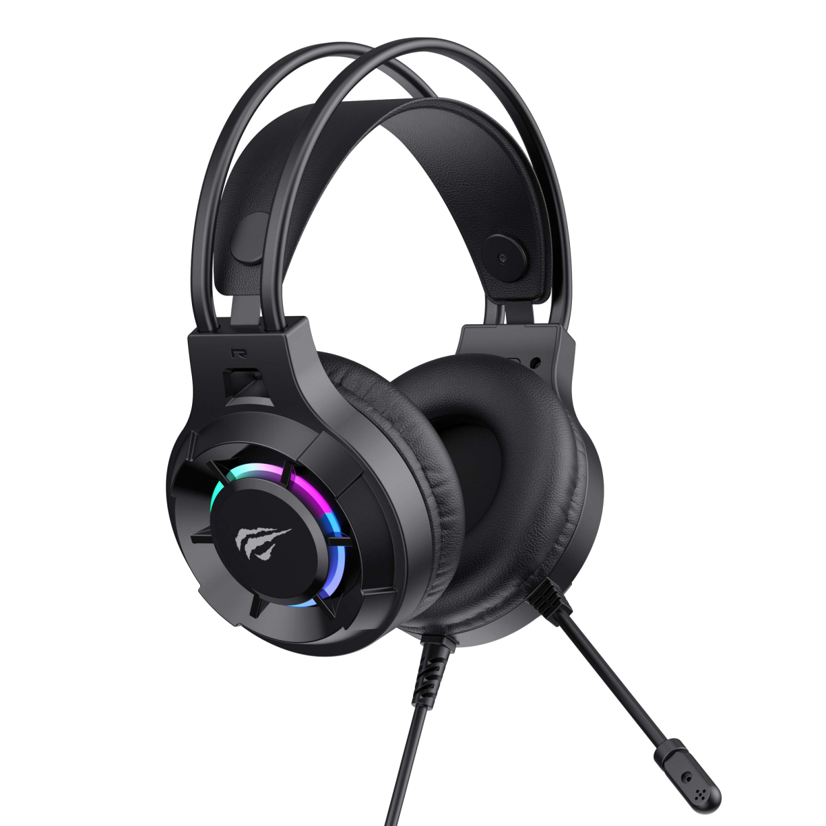 Ігрові навушники з мікрофоном HAVIT H2049d RGB Black