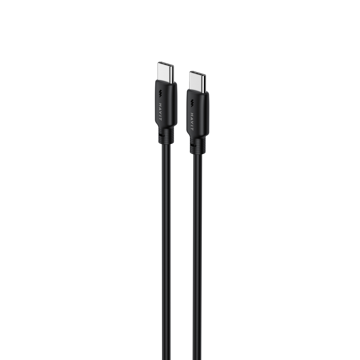 Кабель USB-C - USB-C HAVIT CB303C PD60W 3A 1м Black
