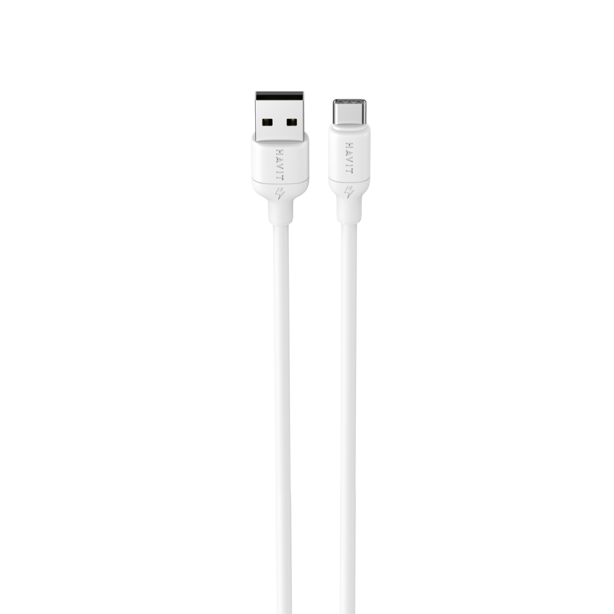 Кабель USB - USB-C HAVIT CB674 3A 1м White (силіконовий)