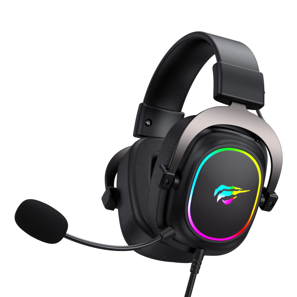 Ігрові навушники з мікрофоном HAVIT H2002P Black Plug USB 7.1
