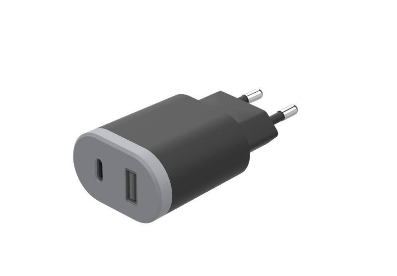 Зарядний пристрій HAVIT HV-UC1011 USB+Type-C 15W 3.1A Black