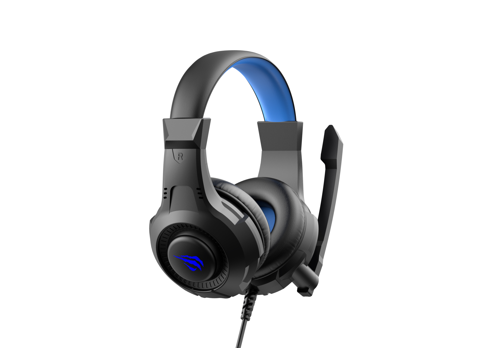 Ігрові навушники з мікрофоном HAVIT HV-H2031d Black/Blue USB + 3.5мм