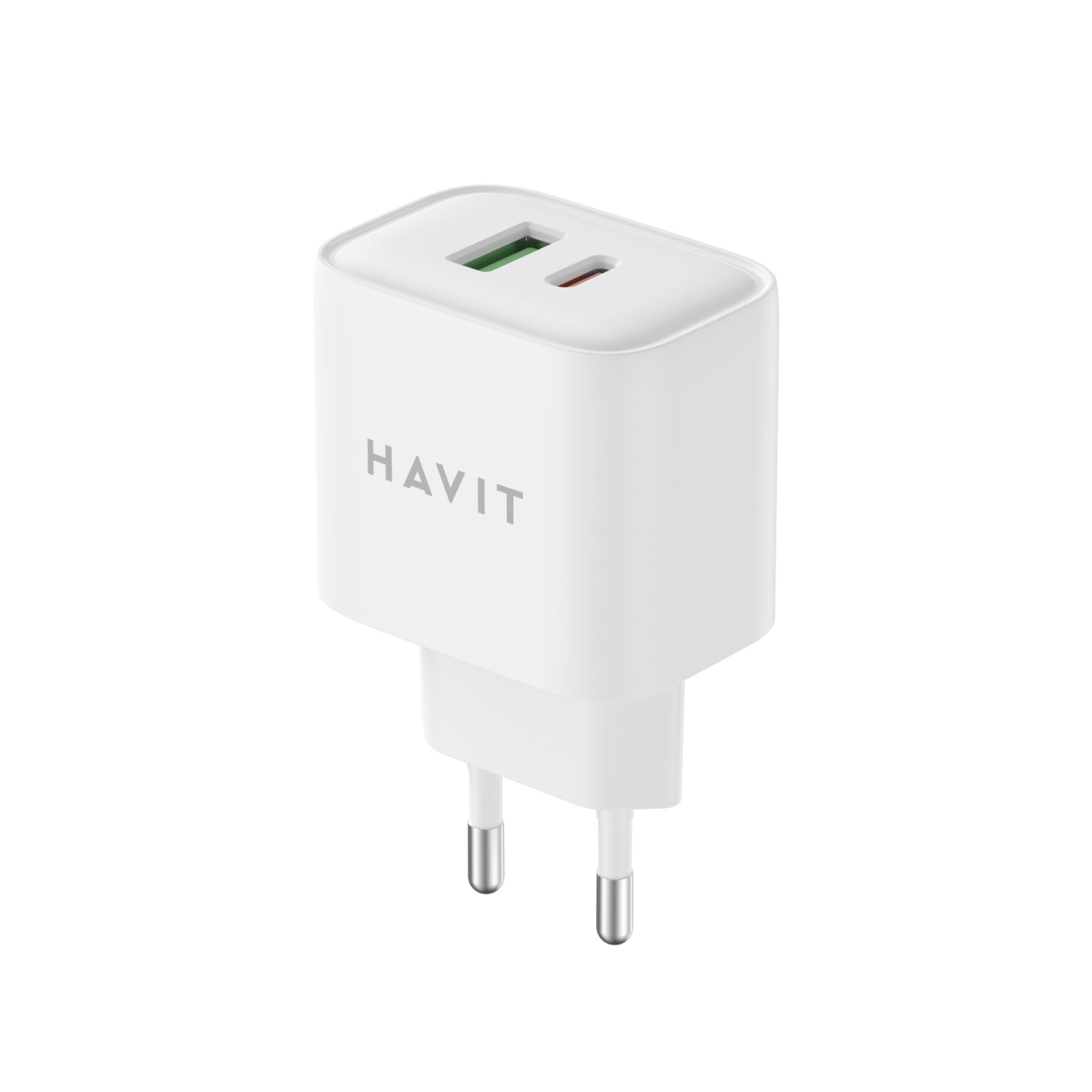 Зарядний пристрій HAVIT HV-UCP014 20W USB+USB-C White