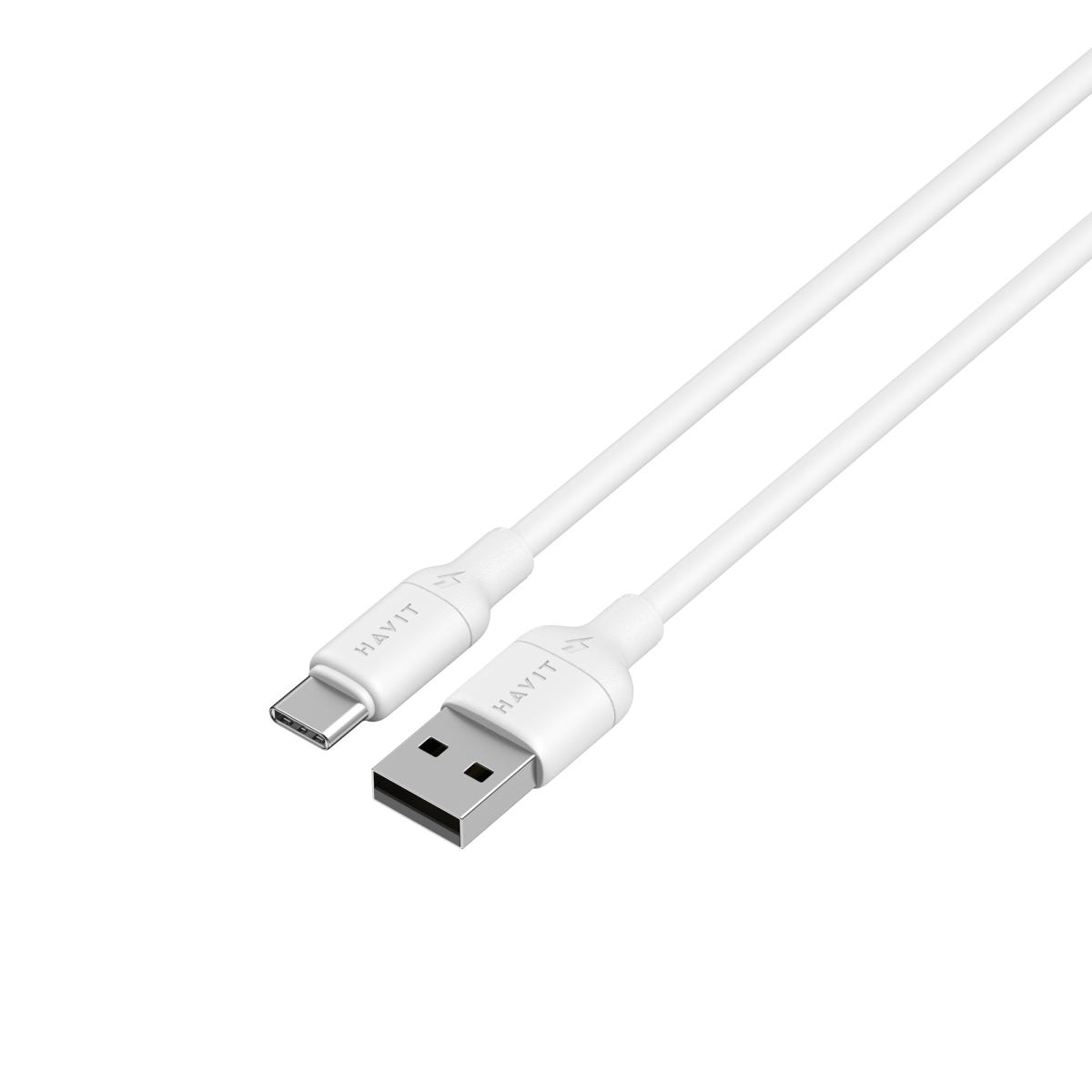 Кабель USB - USB-C HAVIT CB674 3A 1м White (силіконовий)