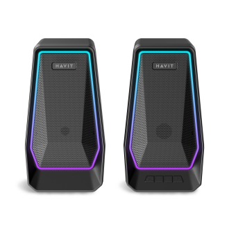 Стерео колонки HAVIT SK769BT USB 10W RGB Black