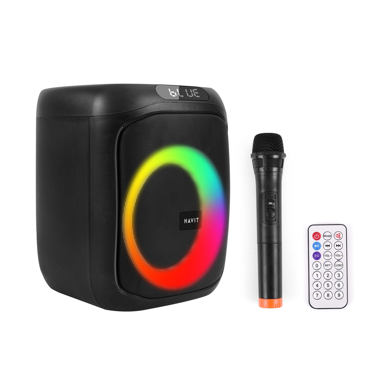 Портативна колонка HAVIT SQ146BT 60W RGB Black