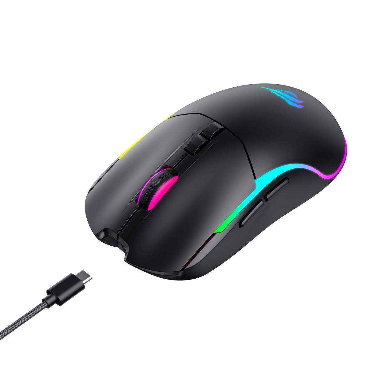 Бездротова миша трьохрежимна HAVIT MS1020WB Black (2.4GHz + BT5.0)