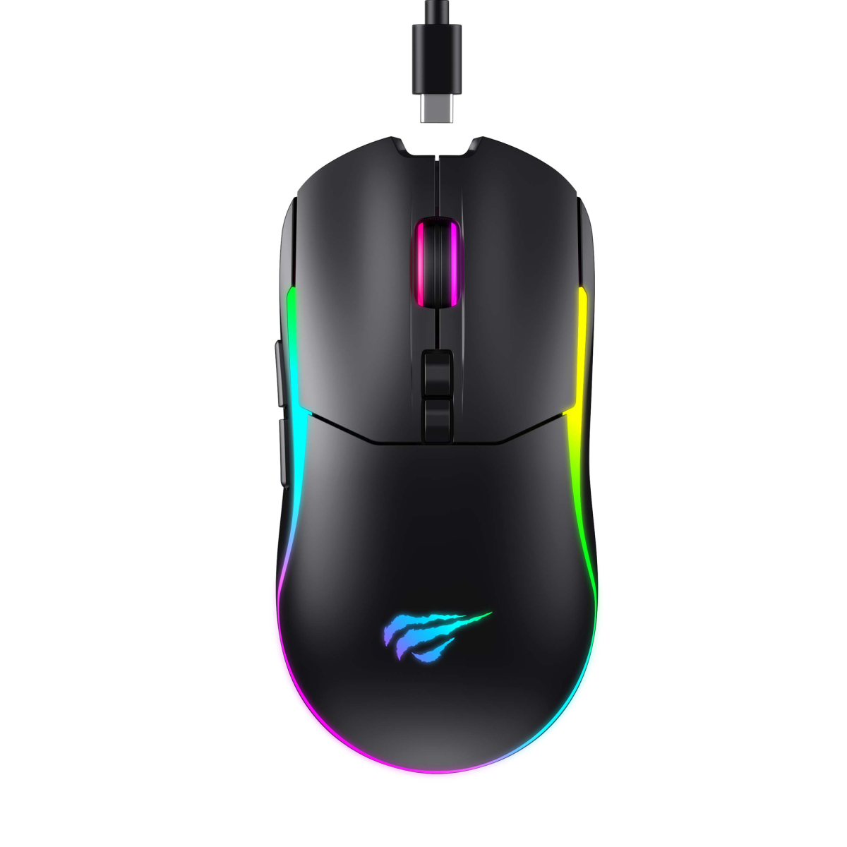 Бездротова миша трьохрежимна HAVIT MS1020WB Black (2.4GHz + BT5.0)