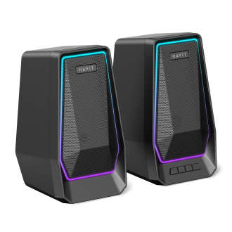 Стерео колонки HAVIT SK769BT USB 10W RGB Black
