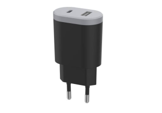 Зарядний пристрій HAVIT HV-UC1011 USB+Type-C 15W 3.1A Black