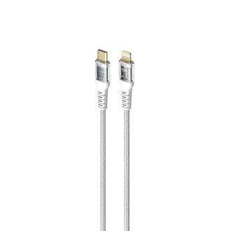 Кабель USB-C - Lightning HAVIT CB6241 PD30W 1м White