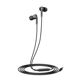 Вакуумні навушники з мікрофоном HAVIT HV-E306P Black