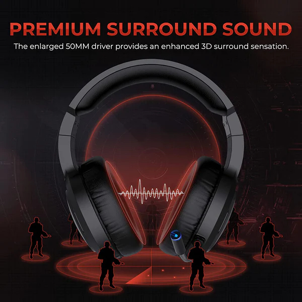 Ігрові навушники з мікрофоном HAVIT HV-H2010d RGB Black