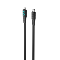 Кабель USB-C - Lightning HAVIT HV-CB6255 PD30W 1м з LED індикатором