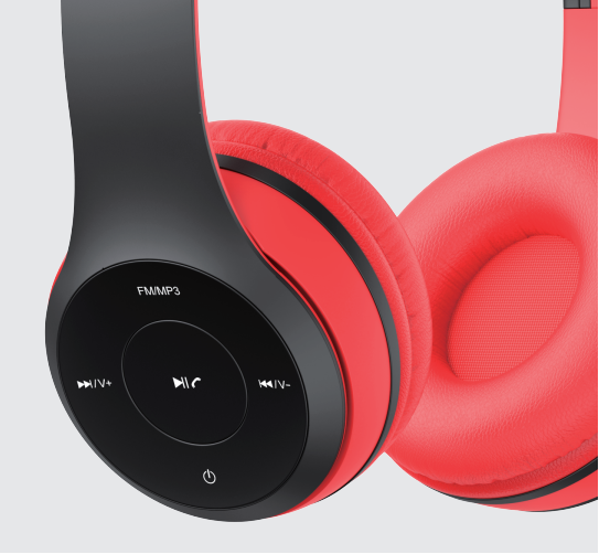 Навушники накладні бездротові HAVIT HV-H2575BT Black/Red