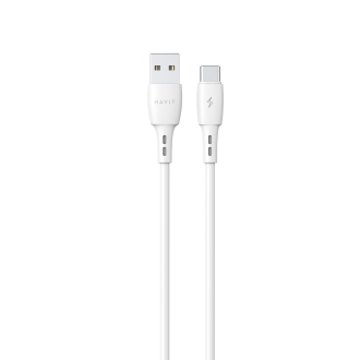 Кабель USB - USB-C HAVIT CB620C-L 3A 2м White