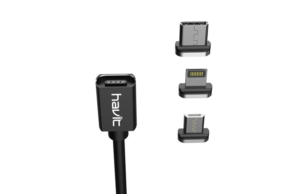Кабель магнітний HAVIT HV-H635 Lightning 1м