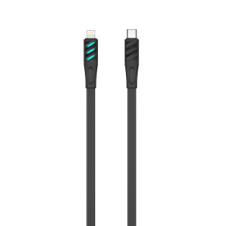 Кабель USB-C - Lightning HAVIT HV-CB6255 PD30W 1м з LED індикатором