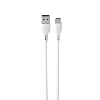 Кабель USB - USB-C HAVIT CB620C-L 3A 2м White