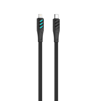 Кабель USB-C - Lightning HAVIT HV-CB6255 PD30W 1м з LED індикатором