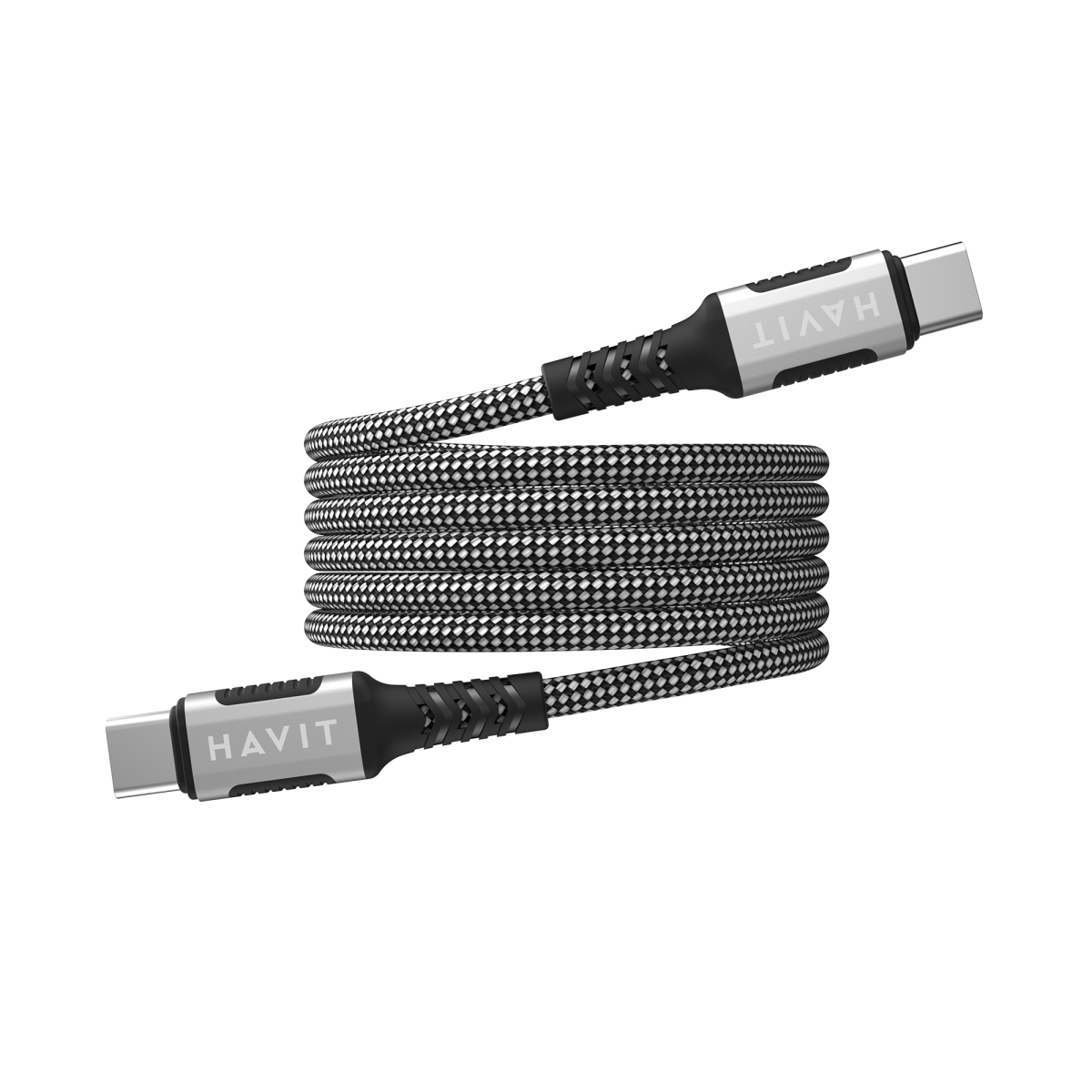 Кабель USB-C - USB-C HAVIT CB6297 PD60W 3A 1м ( магнітний)