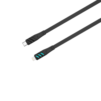 Кабель USB-C - Lightning HAVIT HV-CB6255 PD30W 1м з LED індикатором