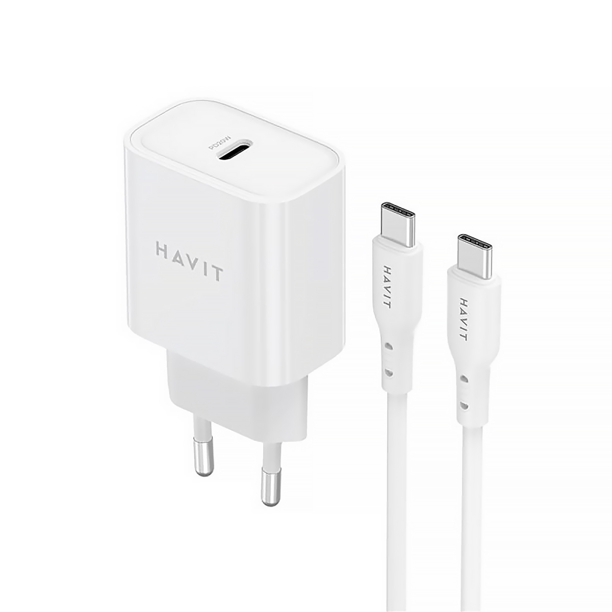 Зарядний пристрій HAVIT ST934 20W USB-C з кабелем USB-C - USB-C